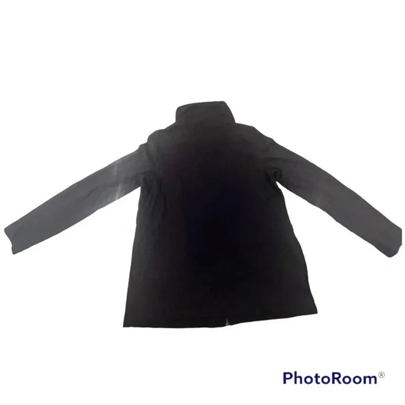 Lands End Cotton Zipup Sweater - Picture 4 of 7